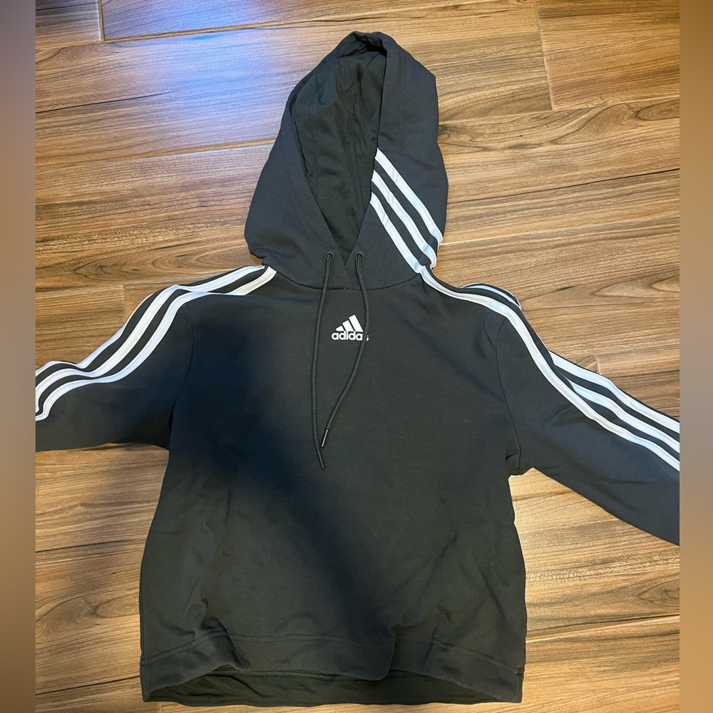 Adidas cropped hoodie XS/S (forest green)
